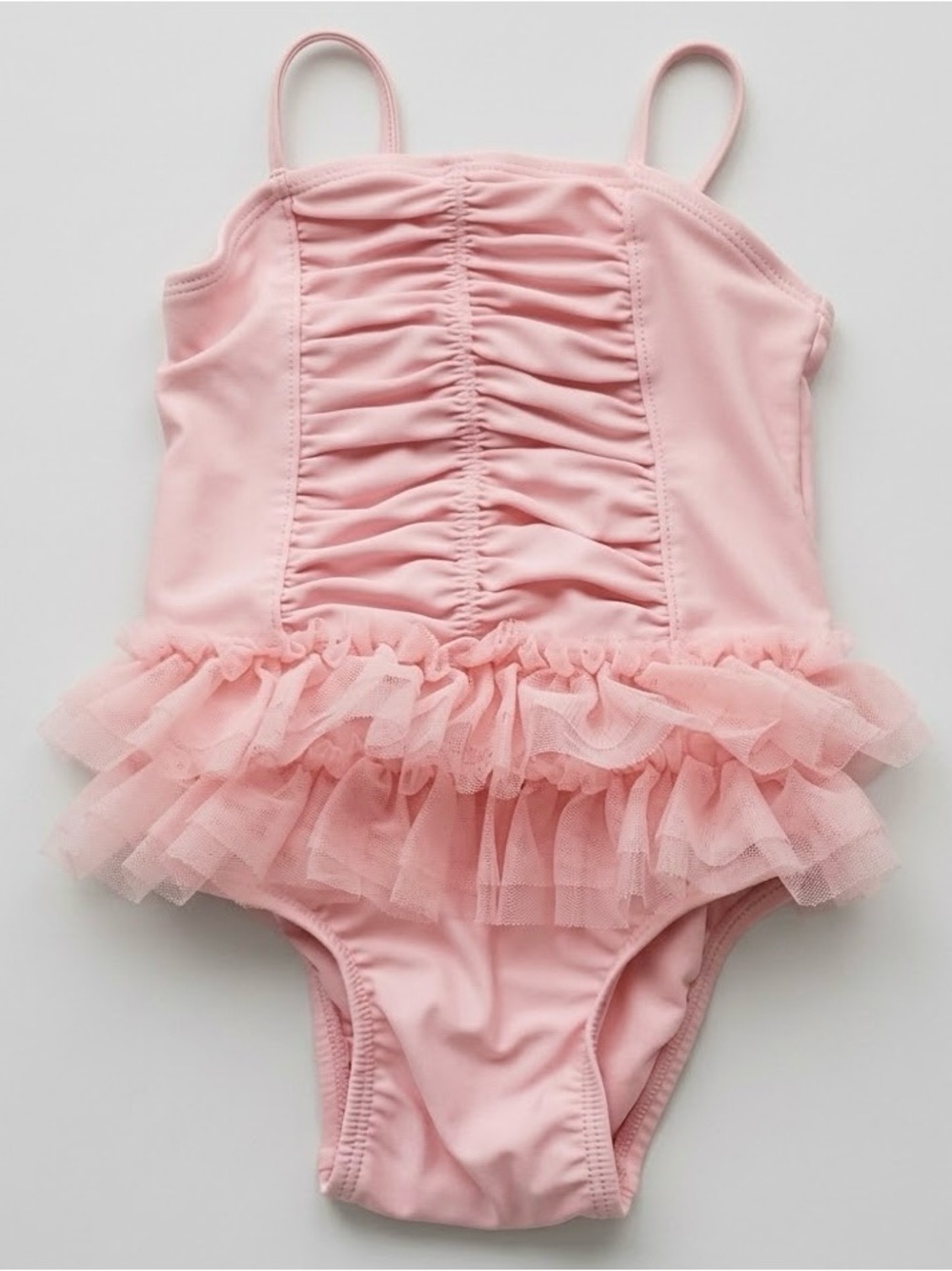 Old Navy Girls' Pink Tutu One-Piece Swimsuit